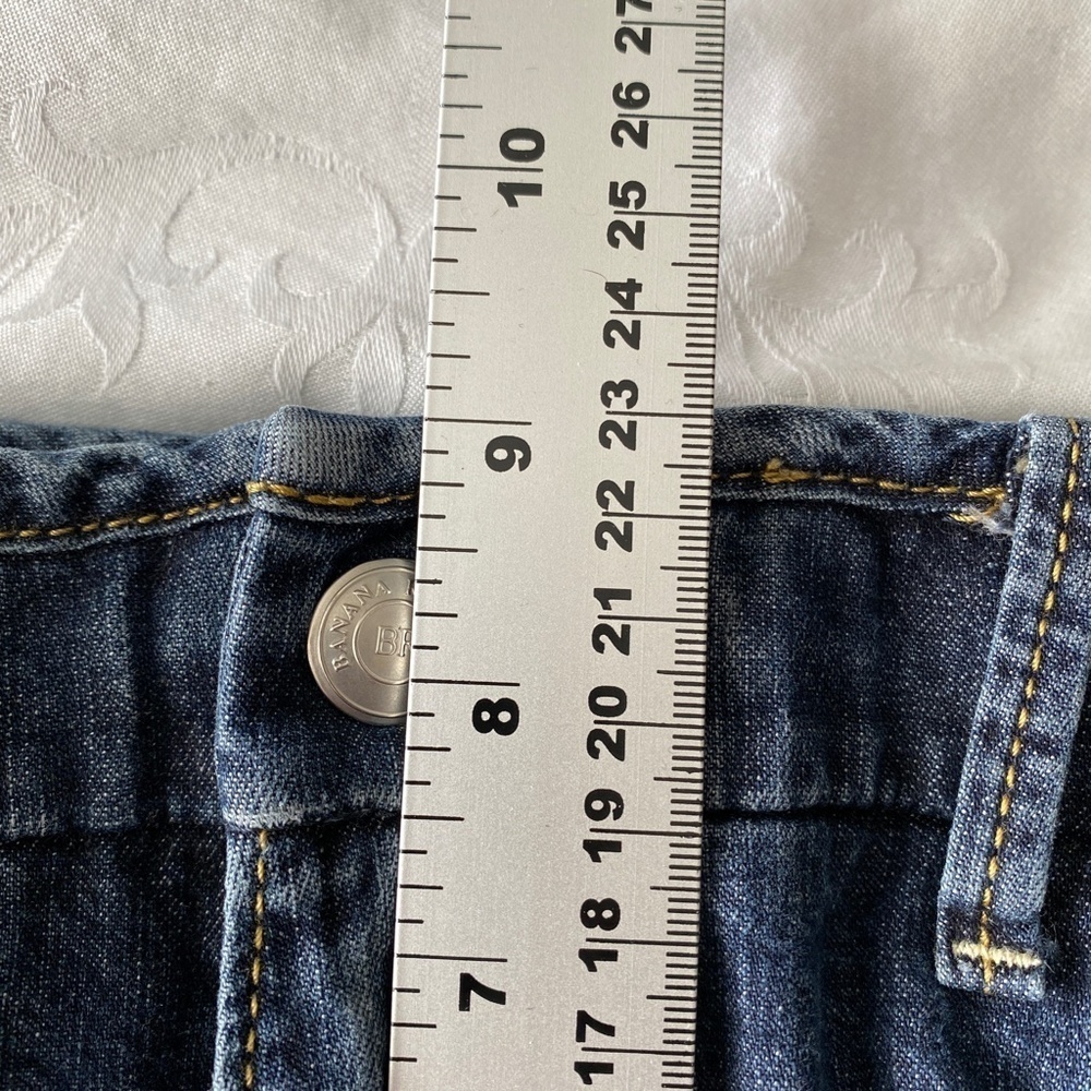Banana Republic Cuffed Denim Bermuda Shorts Blue Festival Tag: 30 Actual: 32 - Picture 10 of 12
